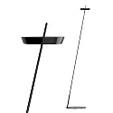 SIGOR Vloerlamp op batterijen MAHINA USB-C (L) CCT Switch, met Touch-Dimmer IP20, zwart dimbaar