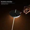 SIGOR Vloerlamp op batterijen MAHINA USB-C (L) CCT Switch, met Touch-Dimmer IP20, zwart dimbaar