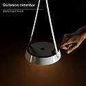 SIGOR battery pendant luminaire MAHINA USB-C (L) CCT Switch, with touch dimmer IP20, black dimmable