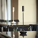 SIGOR battery table lamp NUCANDLE with touch dimmer IP54, glossy, black dimmable
