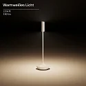 SIGOR battery table lamp NUCANDLE with touch dimmer IP54, glossy, black dimmable
