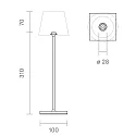 SIGOR luminaire base NUINDIE, snow white