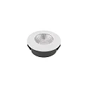 Inbouwarmatuur DILED 60 plat, stijf, Dim-To-Warm IP30, wit dimbaar 5W 300lm 2100-2700K 36° 36° CRI 95