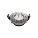 Inbouwarmatuur DILED 68 draaibaar IP20, chroom, zwart dimbaar 6W 380lm 3000K 36° 36° CRI 95