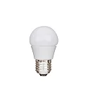 LED Light bulb ECOLUX DROP DIM, 230V, Ø 4.5cm / L 8.5cm, E27, 6W 2700K 470lm 200°, dimmable, opal
