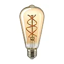 Decoratie lichtbron filament CURVED GOLD Edison dimbaar E27 4,5W 250lm 1800K 360° CRI 80 dimbaar