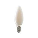 LED Filament light bulb CANDLE, 230V, Ø 3.5cm / L 9.7cm, E14, 2.5W 2700K 250lm 300°, dimmable, matt