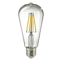 Lichtbron Edison peervorm FILAMENT Edison dimbaar E27 7W 810lm 2700K 330° CRI 80 dimbaar