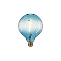 LED ORIENTAL Globe lamp GIZEH G125 BLAU, 230V, Ø 12.5 / L 18cm, 230Vac, E27, 4W 2200K 160lm 330°, dimmable, clear