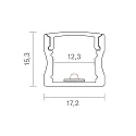 SIGOR Opbouwprofiel SURFACE 12, aluminium