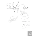 Mexlite wall luminaire NOVE E27 IP20, dimmable