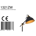 Mexlite Table lamp NOVÉ, 1 flame, black