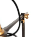 Mexlite Staande lamp NOVE 1-vlams E27 IP20, brons dimbaar