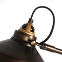 Mexlite Staande lamp NOVE 1-vlams E27 IP20, brons dimbaar