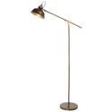 Mexlite Staande lamp NOVE 1-vlams E27 IP20, brons dimbaar