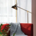 Mexlite Staande lamp NOVE 1-vlams E27 IP20, brons dimbaar