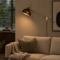 Mexlite Staande lamp NOVE 1-vlams E27 IP20, brons dimbaar