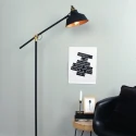 Mexlite Floor lamp NOVÉ, 1 flame, white