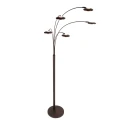Mexlite floor lamp SYNNA 5 flames IP20, cocoa dimmable