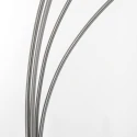 floor lamp SYNNA 5 flames, rotatable, with flex arm, direct / indirect, with cord dimmer IP20