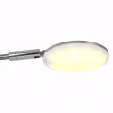 floor lamp SYNNA 5 flames, rotatable, with flex arm, direct / indirect, with cord dimmer IP20