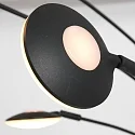 floor lamp SYNNA 5 flames, rotatable, with flex arm, direct / indirect, with cord dimmer IP20