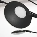 floor lamp SYNNA 5 flames, rotatable, with flex arm, direct / indirect, with cord dimmer IP20