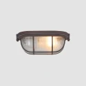 Mexlite Ceiling luminaire LISANNE, 1 flame, brown