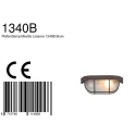 Mexlite Ceiling luminaire LISANNE, 1 flame, brown
