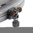 Steinhauer Pendelarmatuur BIKKEL - Ø 45CM 1-vlams, medium E27 IP20, rookkleuren, transparant dimbaar