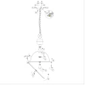 Steinhauer Pendelarmatuur BIKKEL - Ø 45CM 1-vlams, medium E27 IP20, rookkleuren, transparant dimbaar