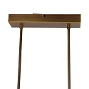 Steinhauer Pendelarmatuur ZELENA / 122CM up down, CCT Switch, instelbaar, met aanraakdimmer IP20, geborsteld brons dimbaar