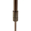 Steinhauer Pendelarmatuur ZELENA / 122CM up down, CCT Switch, instelbaar, met aanraakdimmer IP20, geborsteld brons dimbaar