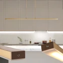 Steinhauer Pendelarmatuur ZELENA 3-vlams IP20, goud dimbaar