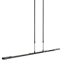 Steinhauer Pendelarmatuur ZELENA / 122CM up down, CCT Switch, instelbaar, met aanraakdimmer IP20, staal geborsteld dimbaar