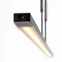 Steinhauer Pendelarmatuur ZELENA / 122CM up down, CCT Switch, instelbaar, met aanraakdimmer IP20, staal geborsteld dimbaar