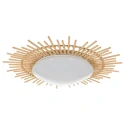 anne light & home AN Ceiling luminaire AURA, Bambusring, white