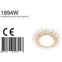 anne light & home AN Ceiling luminaire AURA, Bambusring, white