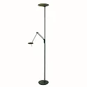 Steinhauer Plafondstraler - vloerlamp ZODIAC met scharnierende arm, met LED-spot, direct / indirect, met aanraakdimmer IP20