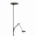 Steinhauer Plafondstraler - vloerlamp ZODIAC met scharnierende arm, met LED-spot, direct / indirect, met aanraakdimmer IP20