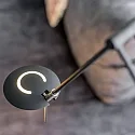 Steinhauer Plafondstraler - vloerlamp ZODIAC met scharnierende arm, met LED-spot, direct / indirect, met aanraakdimmer IP20