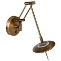 Steinhauer Wandarmatuur ZODIAC LED 1-vlams IP20, brons, wit dimbaar