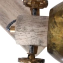 Mexlite Mexlite Spot GEARWOOD, 3 flames, bronze