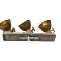 Mexlite Mexlite Spot GEARWOOD, 3 flames, bronze