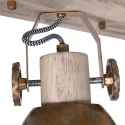 Mexlite Mexlite Spot GEARWOOD, 3 flames, bronze