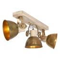 Mexlite Mexlite Spot GEARWOOD, 3 flames, bronze