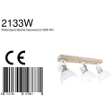 Plafondarmatuur GEARWOOD 3-vlams, instelbaar E27 IP20