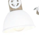 Plafondarmatuur GEARWOOD 3-vlams, instelbaar E27 IP20