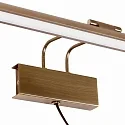 Steinhauer Wandarmatuur LITHO LED 1-vlams IP20, brons, wit dimbaar