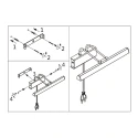 Steinhauer Wandarmatuur LITHO LED 1-vlams IP20, brons, wit dimbaar